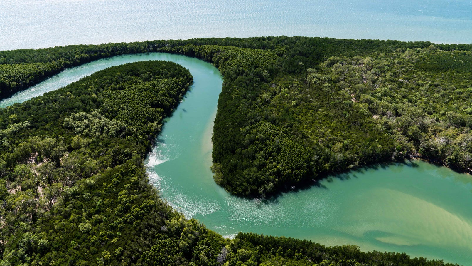 aerial view of tiwi islands