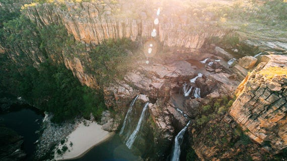 Waterfall in Kakadu National Park