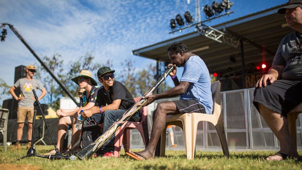 Performers at Barunga Festival