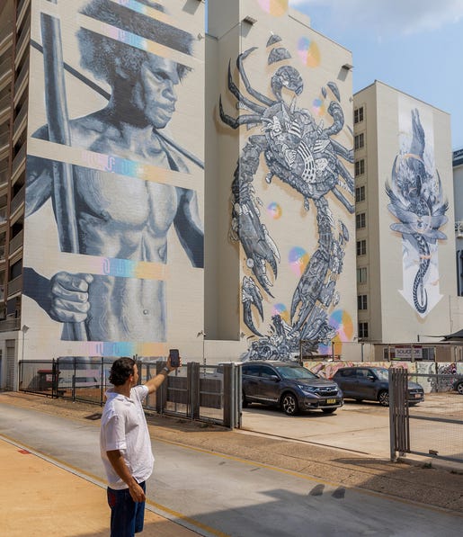 Daniel Rioli Darwin street art