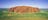 Aerial view of Uluru