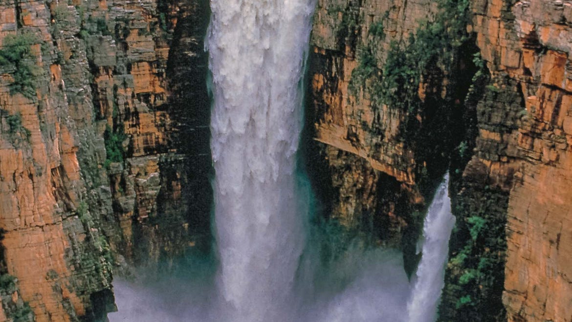 Aerial view of Jim Jim in Kakadu National Park