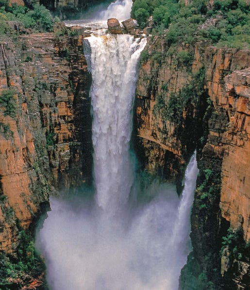 Aerial view of Jim Jim in Kakadu National Park