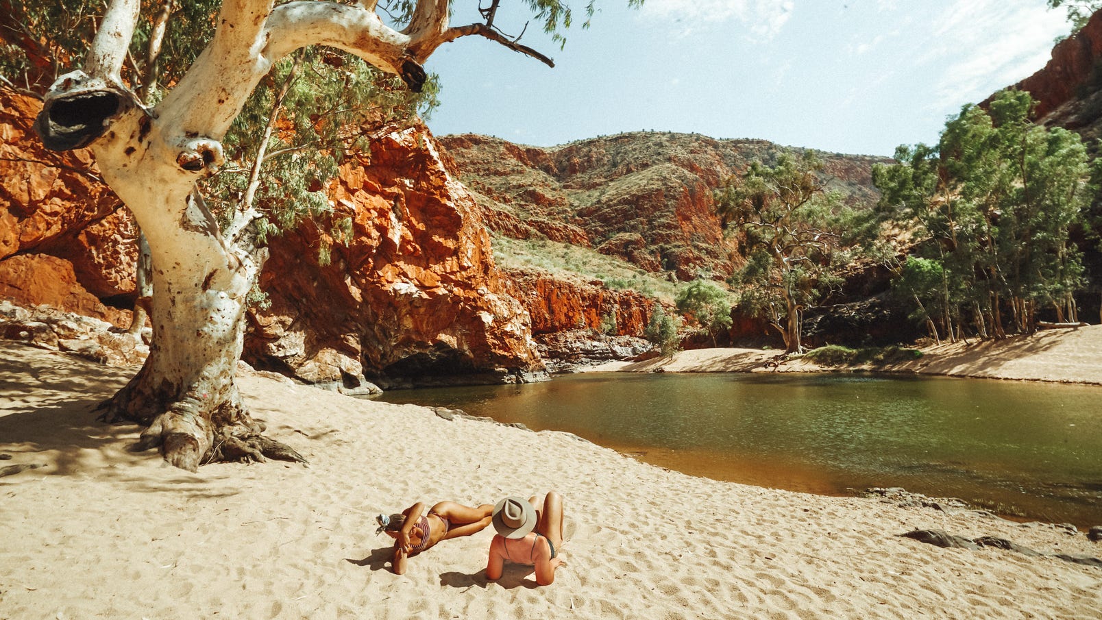 Ormiston Gorge in the West Macs Red Centre