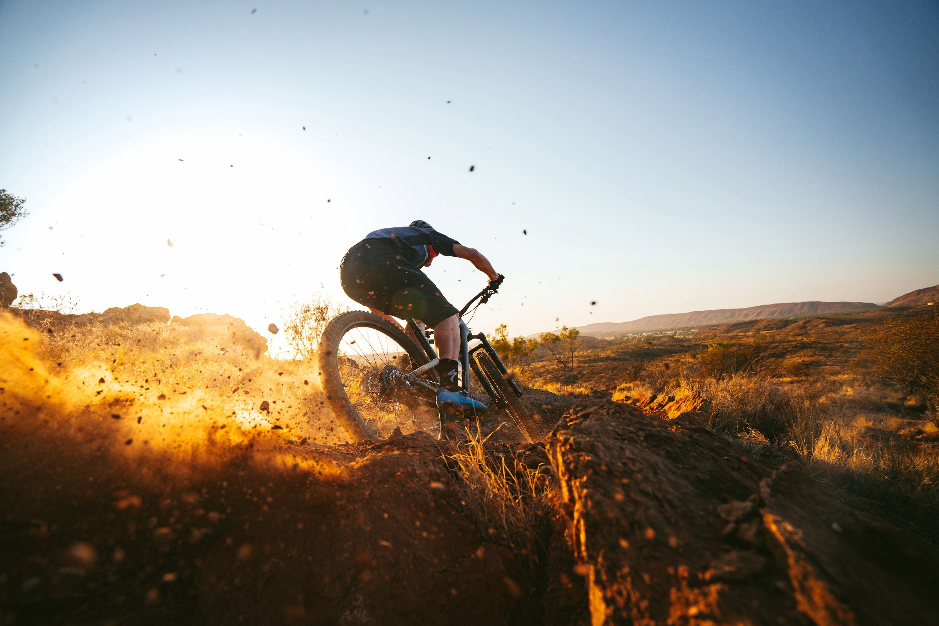 Mountain biking cycling