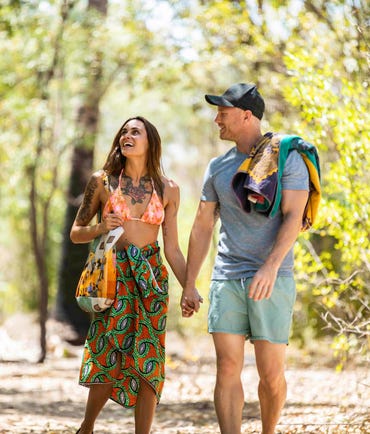 Discovered by surveyors for the Overland Telegraph Line in the latter part of the nineteenth century, the Bitter Springs are located approximately 2km from Mataranka in the Katherine region...Set amongst palms and tropical woodlands in the Elsey Nati