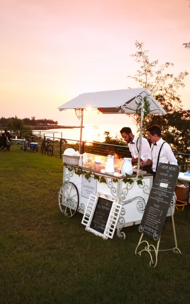 A crepes stall at Nightcliff markets in Darwin