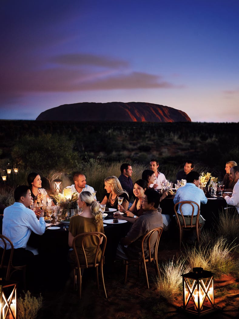 sounds of silence dinner at uluru