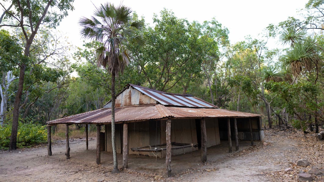 Elsey Homestead replica at Mataranka Homestead