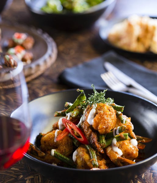 Dine at award winning Hanuman