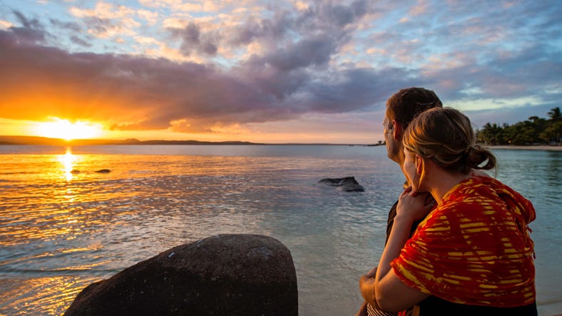 4-Couple watching the sun set at Bawaka in Arnhem Land