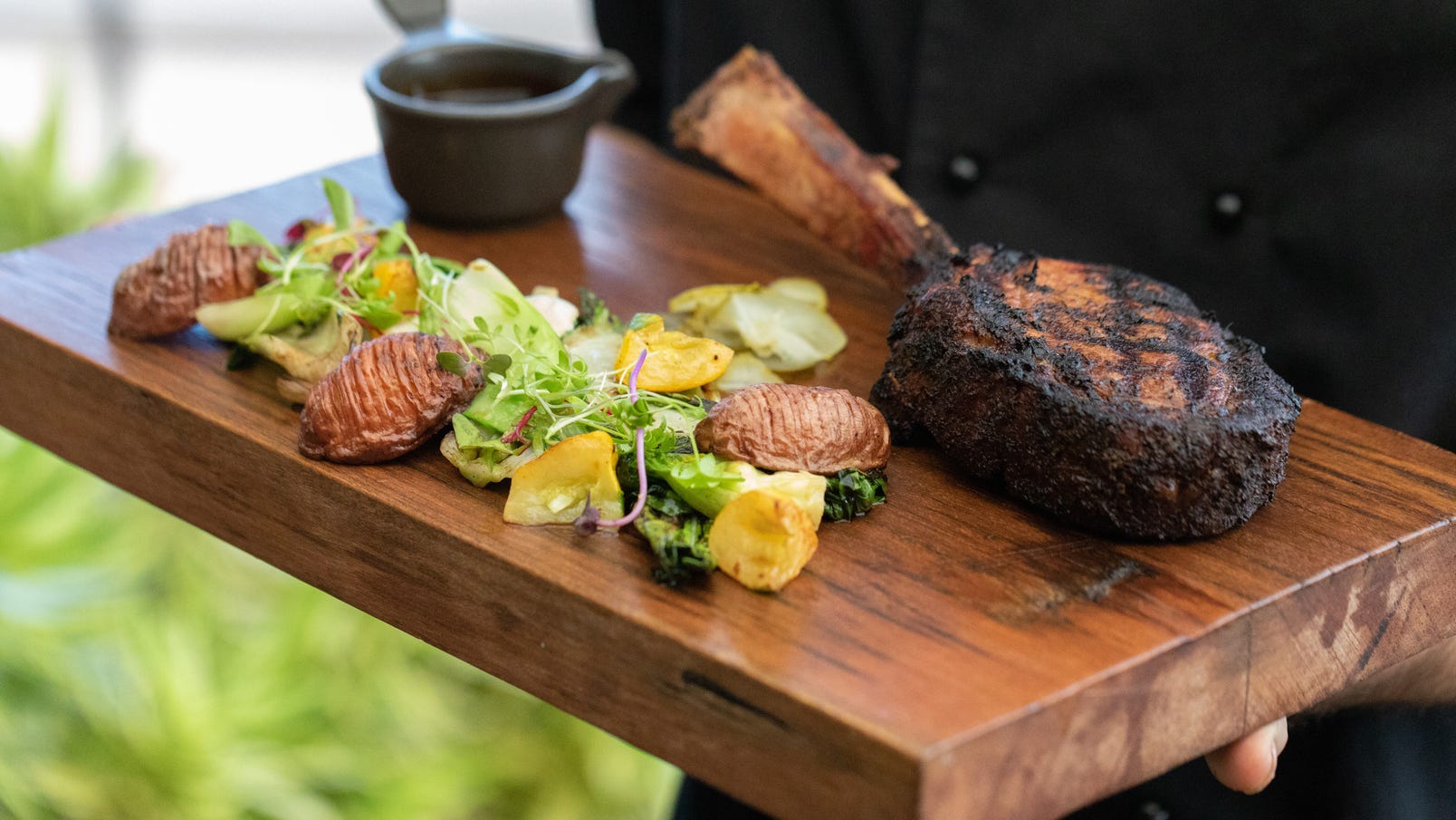 Steak at the Beachfront Hotel
