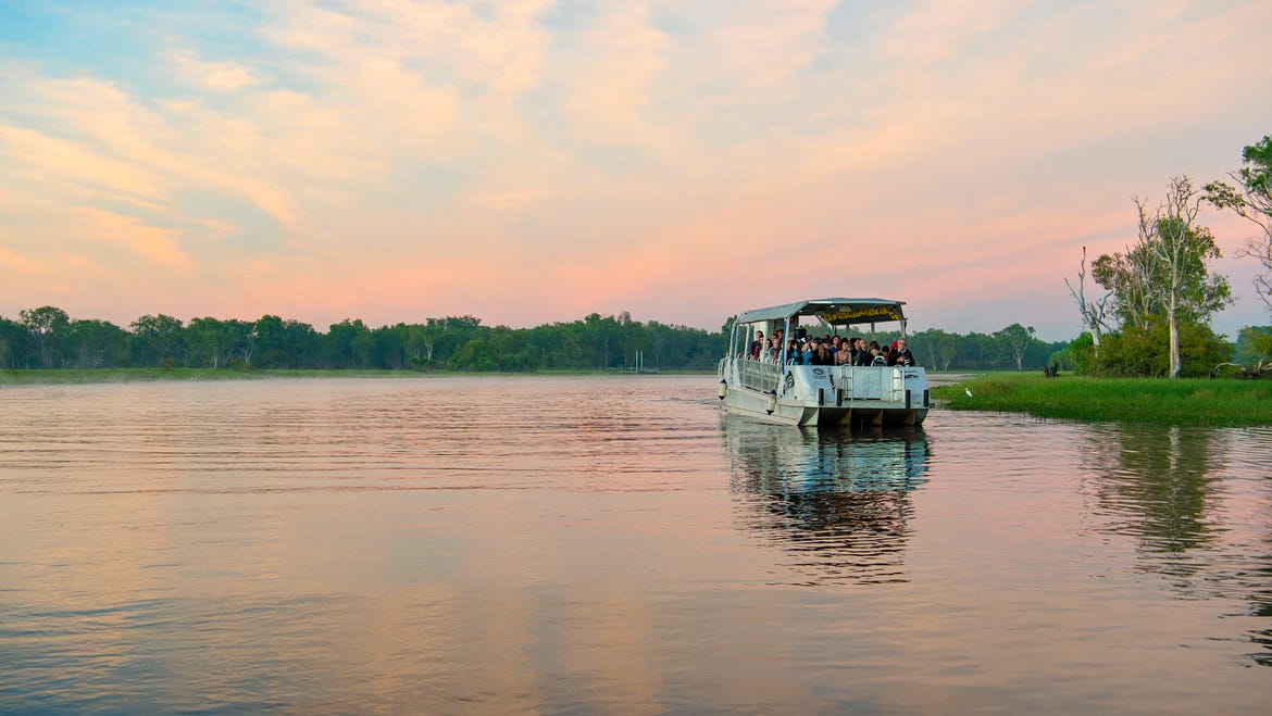 group on a river cruise at yellow water in kakadu national park,-d-,jpg