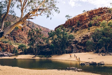 Secluded swimming holes in the Red Centre