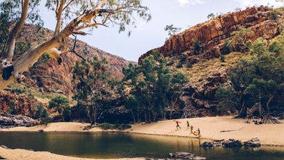 Secluded swimming holes in the Red Centre
