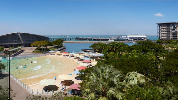 2-Aerial image of the Darwin Waterfront wave pool