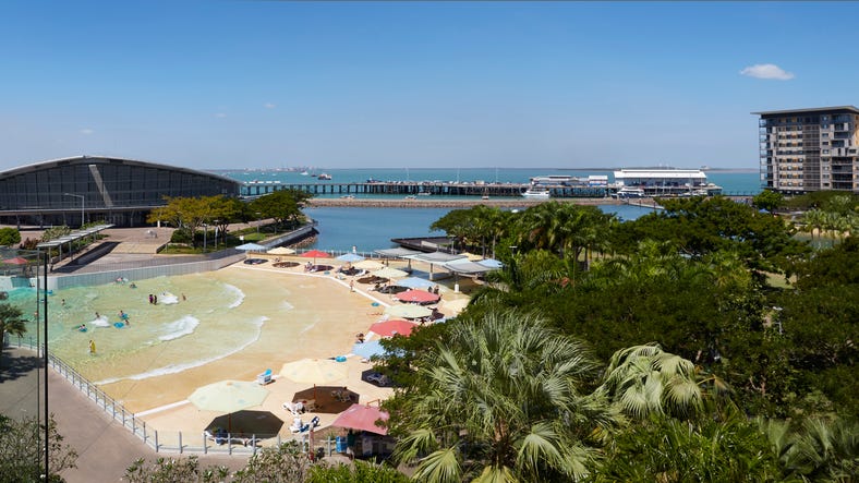 2-Aerial image of the Darwin Waterfront wave pool