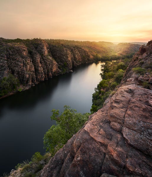 Nitmuluk-Katherine-Gorge-at-sunset