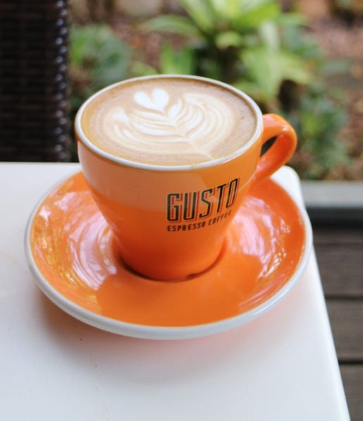 Coffee at Eva's Botanic Gardens Cafe