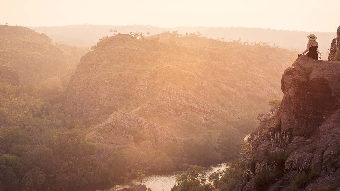Sunset at Katherine Gorge