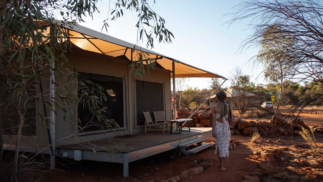 Kings Canyon Resort glamping tents