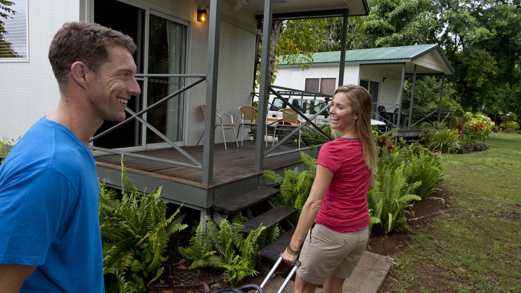 Big 4 Caravan Park Couple
