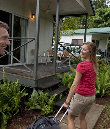 Big 4 Caravan Park Couple