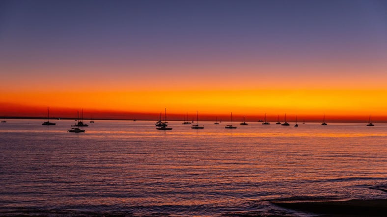 darwin sailing club sunset