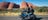 Girl cruising past Kata Tjuta on an Uluru Motorcycle Tour