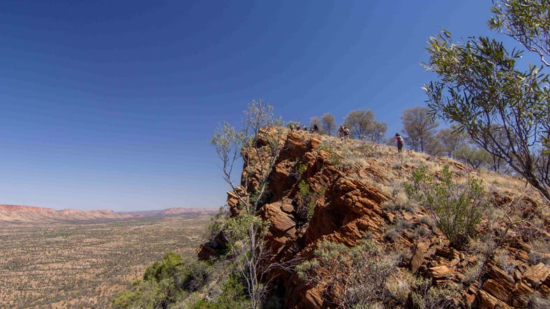 Ridgetop views from the Larapinta trail