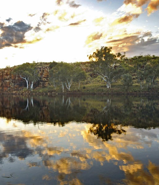 A waterhole in the Davenport Ranges around Tennant Creek