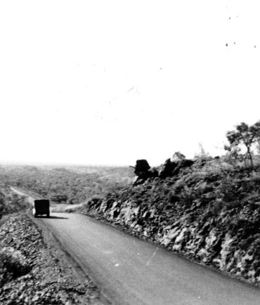 The old northward at Churchills Head near Tennant Creek