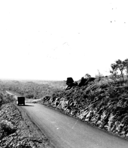 The old northward at Churchills Head near Tennant Creek
