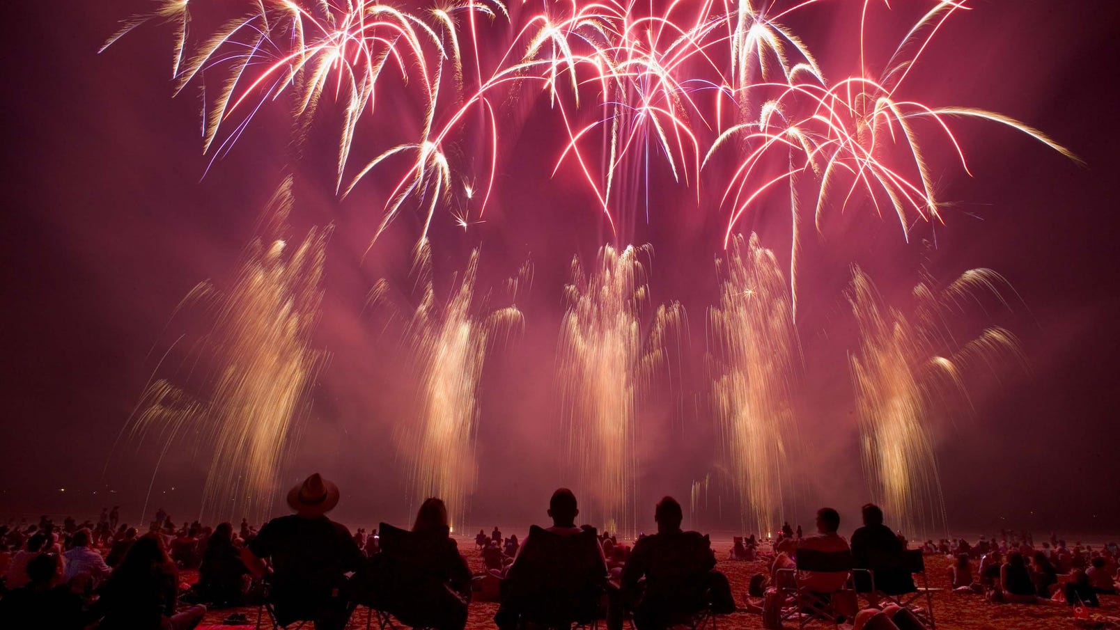 Fireworks at Territory Day