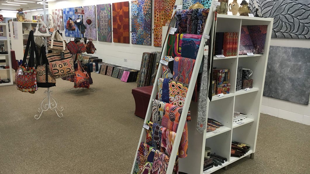 A selection of art and gifts available at Mbantua Gallery