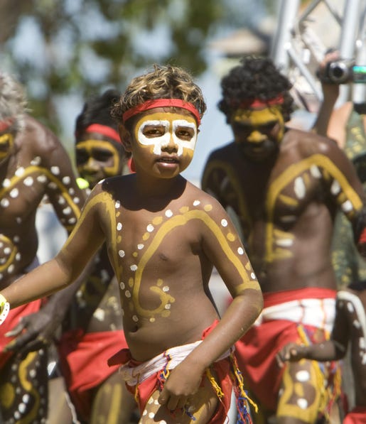 Aboriginal dance performance at Barunga Festival