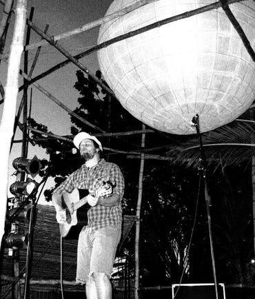 Ben Evolent performing at Darwin festival