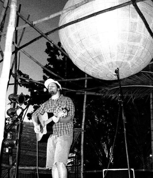 Ben Evolent performing at Darwin festival