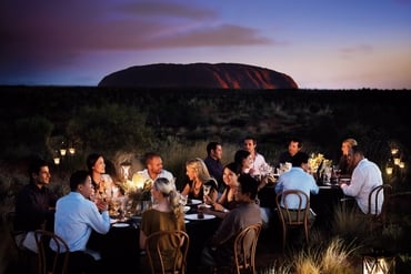 Sounds of Silence dinner at Uluru