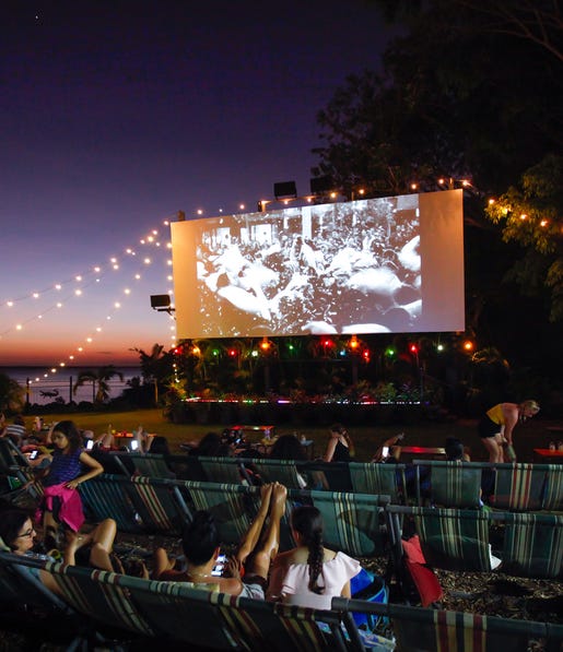 The Deckchair Cinema on a warm Darwin night<p>From the sparkling harbour and WWII history to the city's Asian-influenced food and tropical outdoor lifestyle, Darwin is an adventurer's paradise.