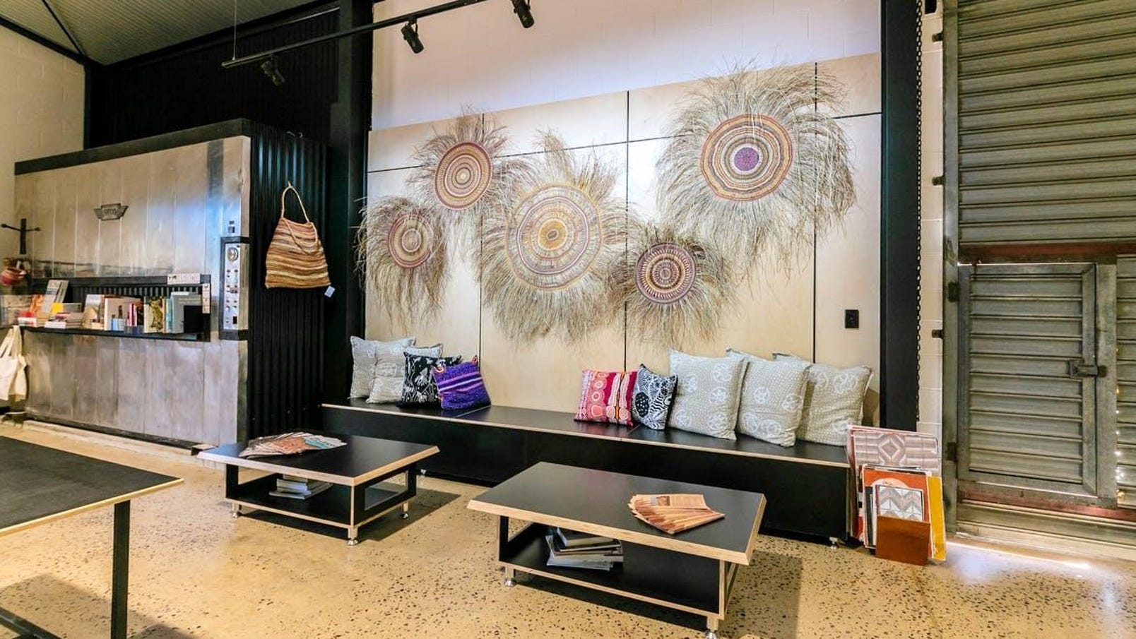 Art display at the Marrawuddi Art Gallery