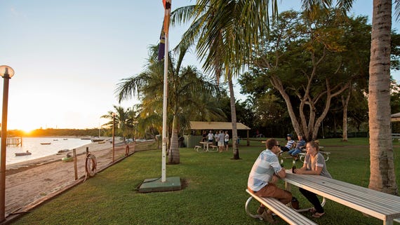 5-Sunset at Gove boat club Arnhem Land