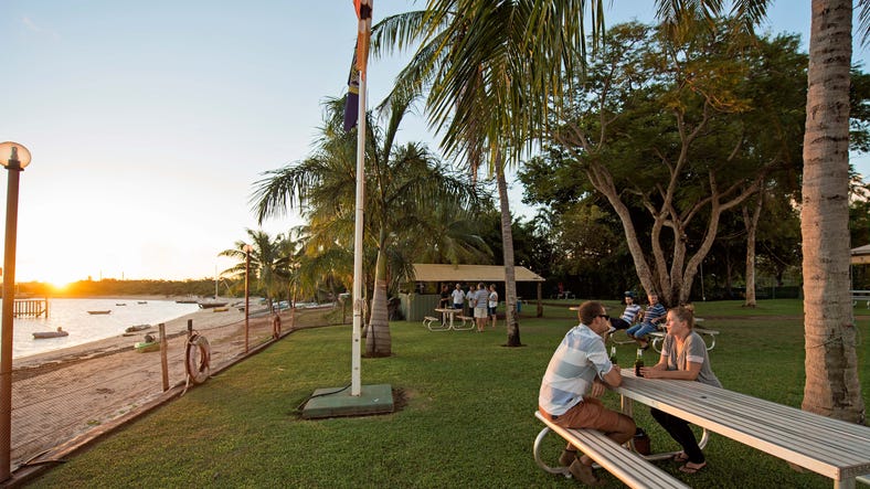 5-Sunset at Gove boat club Arnhem Land