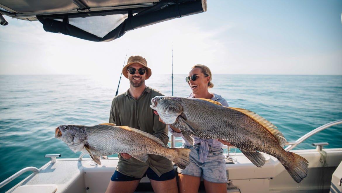 Couple on Darwin fishing adventure