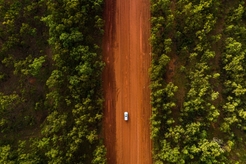 Car driving Central Arnhem Road
