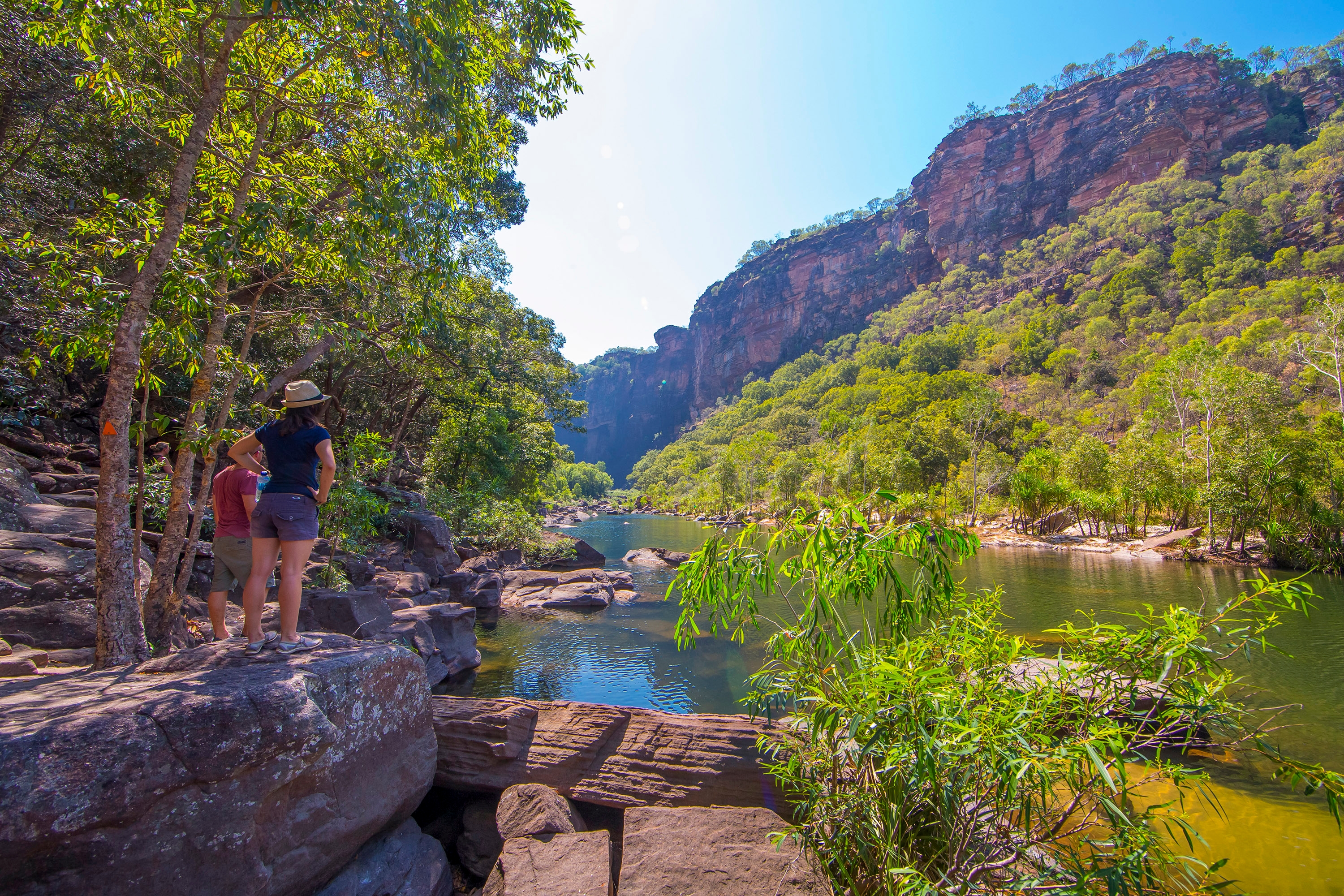 Walking hiking in Kakadu Northern Territory Australia