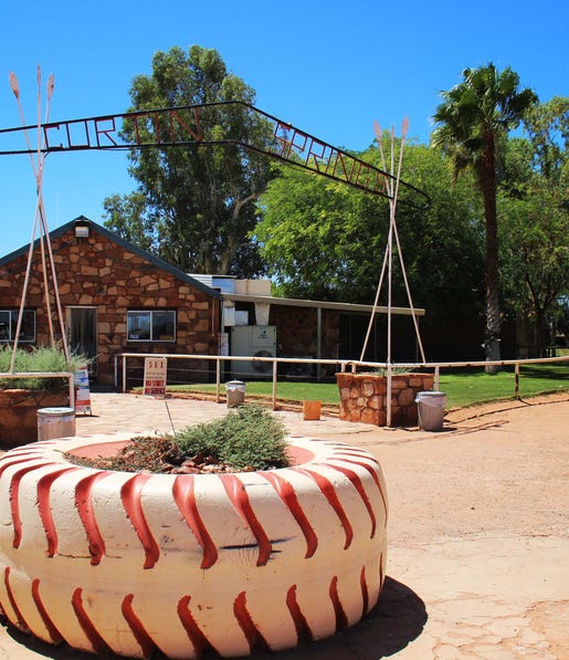 Curtin springs entrance