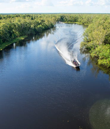 A Outback Floatplane adventure airboat