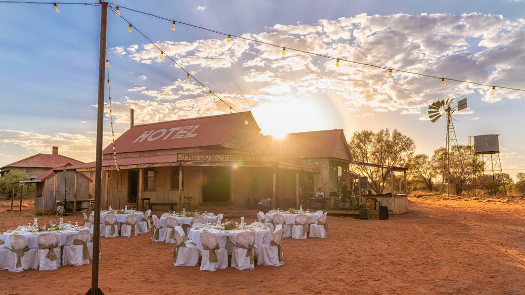 Ooramina Station wedding venure Red Centre