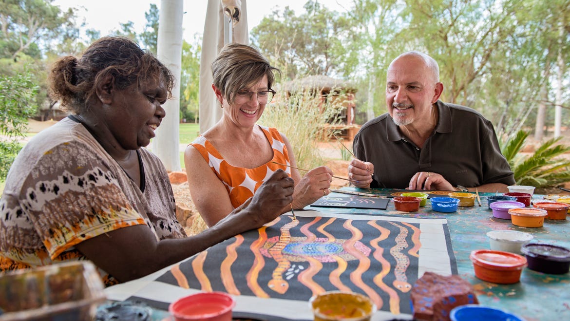 Maruku Arts dot painting workshop